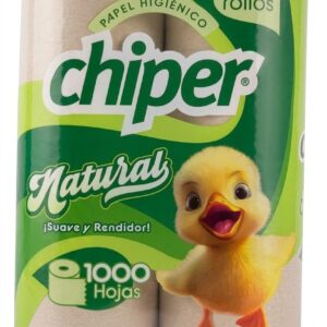 Papel higiénico Chiper Basic 1000 hojas 6 unidades