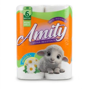 Papel higiénico Amity 6 rollos