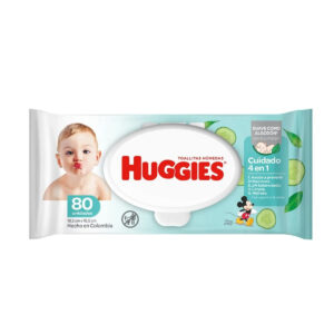 Toallas húmedas Huggies cuidado 4 en 1 80 unidades