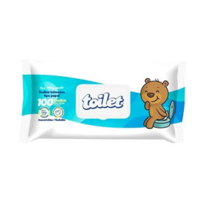 Toallas húmedas Toilet 100 unidades